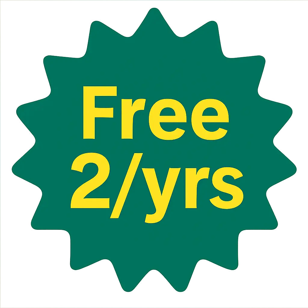 Free 2 Years